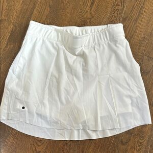 White Nike Active Pleated Skirt